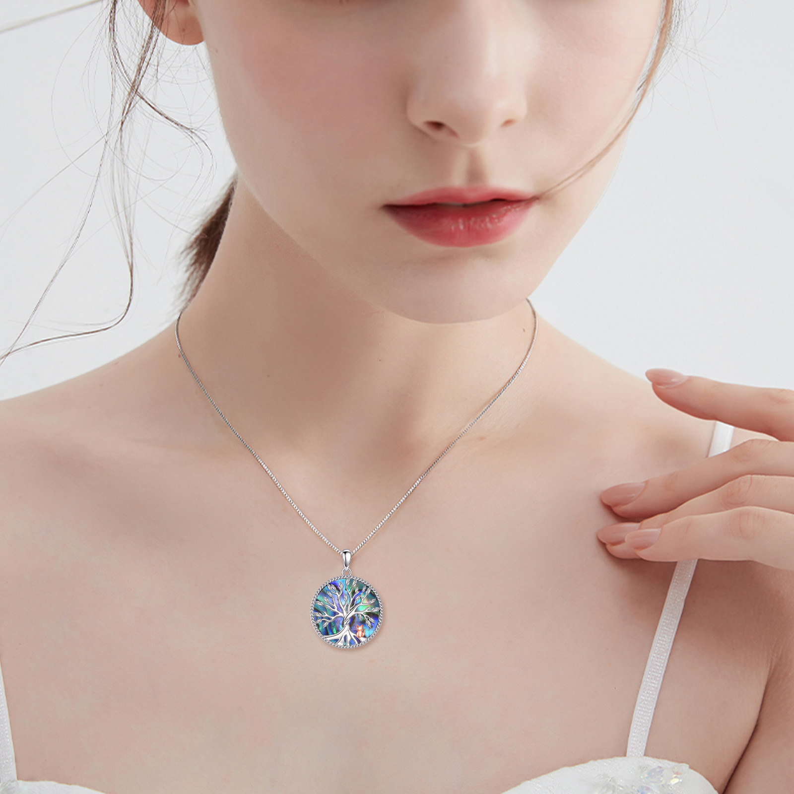 925 Sterling Silver Cat Necklace, Gift for Cat Lovers